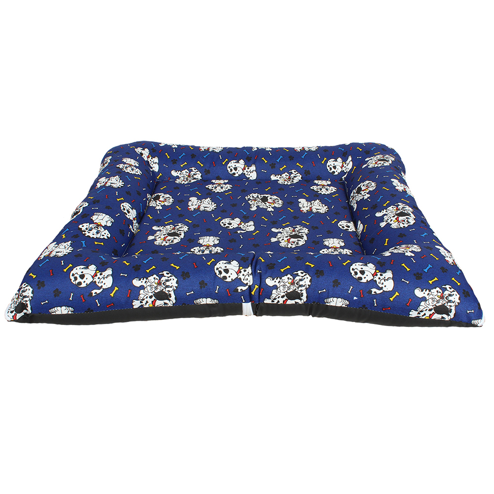 Colchonete cama Pet G 82X60 Azul Com Zíper premium c1