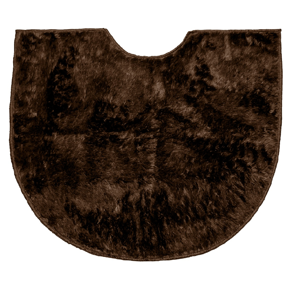 Conjunto 3 peças banheiro Marrom Shaggy Pelo baixo 18mm B