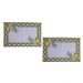 Jogo 2 Lugar Americano tecido retangular estampado decorativo