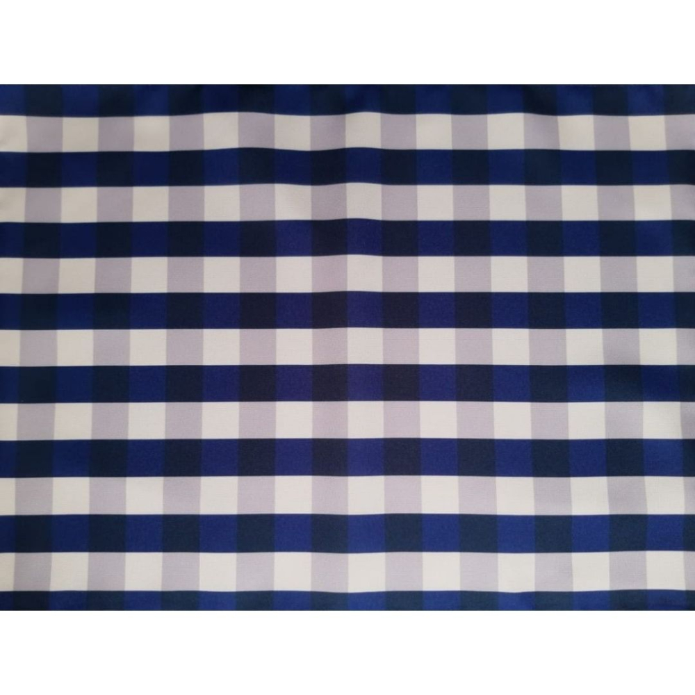 Jogo 2 Lugar Americano tecido retangular estampado decorativo azul