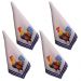 Jogo 4 Guardanapo mesa decorativo 45x45 Galo designer azul