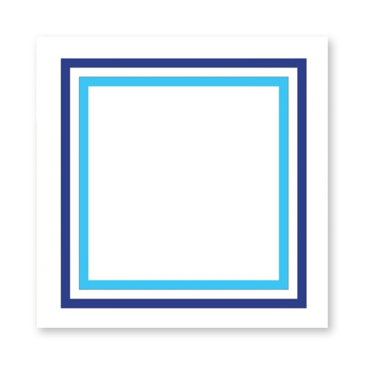 Jogo 4 Guardanapo mesa decorativo 45x45 Olho Grego designer azul