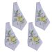 Jogo 4 Guardanapo tecido estampado 45x45 Limões luxo premium