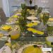 Jogo 4 Lugar Americano mesa premium decorado 50x37 Limões
