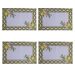 Jogo 4 Lugar Americano tecido retangular estampado decorativo