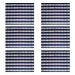 Jogo 6 Lugares Americanos 50x37 xadrez azul mesa posta