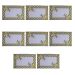 Jogo 8 Lugar Americano mesa premium decorado 50x37 Limões