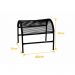 Kit 02 decanso para os pés Acapulco Para Área Externa Jardim Preto