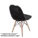 Kit 2 Capas felpuda para cadeira eames Cinza pelo alto