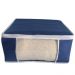 Kit 6 Protetores G de Almofada TNT Azul Visor PVC c/ zíper