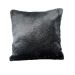 Kit 6 capas de almofada 45x45  peluda Grafite luxo