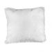 Kit 6 capas de almofada 45x45 Branco shaggy decorativa