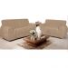 Kit Capa p/ Sofá 2 e 3 Lugares protege premium tecido Bege