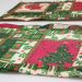 Lugar Americano 2 peças Mesa Posta Natal Verde 43X33cm