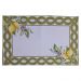 Lugar Americano mesa tecido premium decorado 50x37 Limões