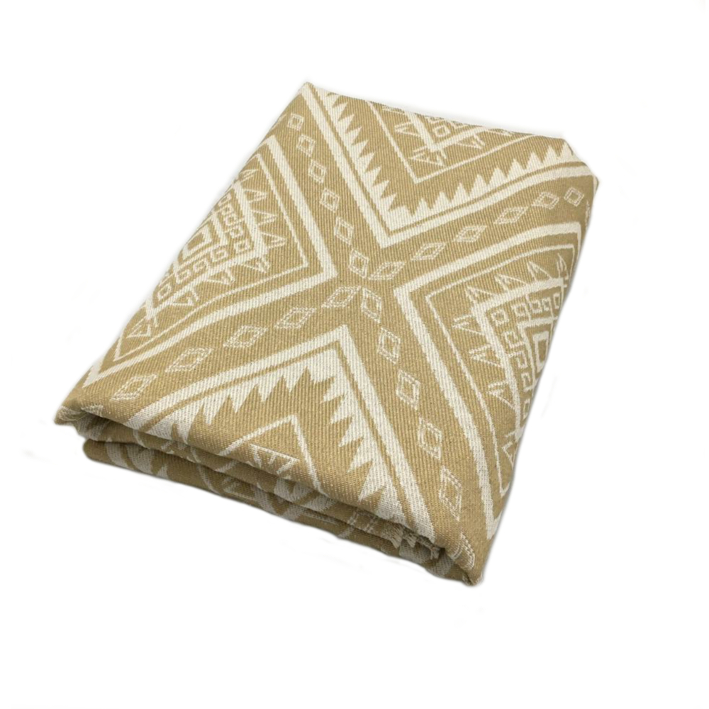 Manta Para Sofá jacquard Protetora 1,60m x 1,40m Agra Bege