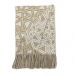 Manta Para Sofá jacquard Protetora 1,60m x 1,40m Turim Bege