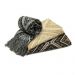 Manta Xale Sofá tipo capa jacquard 1,60X1,40m Agra Bege