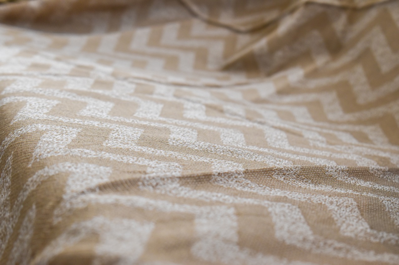 Manta Xale Sofá tipo capa jacquard 2,10X1,40m Missonico Bege