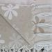 Manta Xale p Sofá tipo capa jacquard Flor57S Bege 2,20x1,40