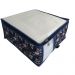 Organizador Anti Bolor Tam M Nylon PVC Floral Az c/ zíper