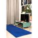 Passadeira 2,00x0,60 Azul Shaggy Quarto Sala Antiderrap B