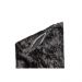 Peseira 1,50x0,60 Marrom Shaggy para Cama zíper premium B