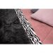 Peseira 1,80x0,60 Preta Shaggy Peluda Premium zíper A