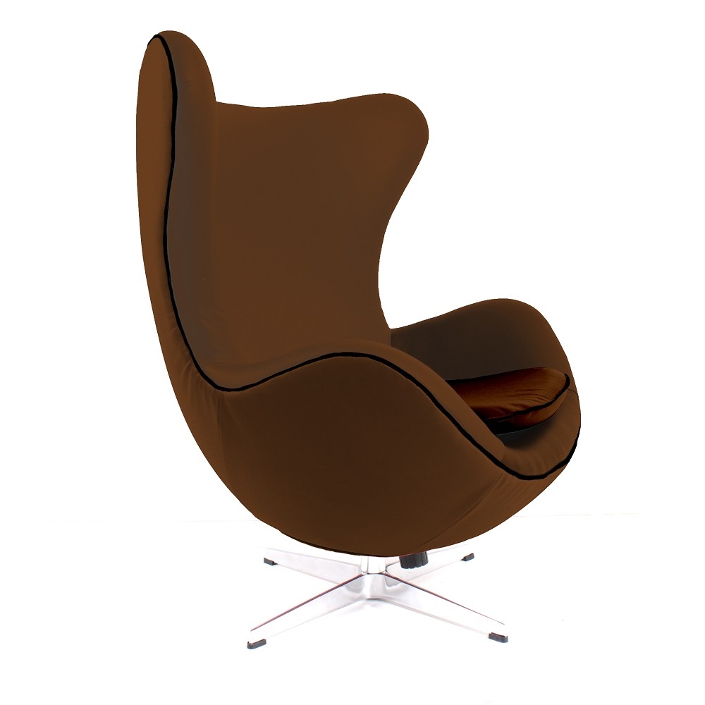 Poltrona Egg Decorativa Marrom