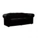 Sofá Chesterfield 3Lug. Mod. E Ecologico Preto