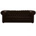 Sofá Chesterfield 3Lug. Mod. K Ecologico Café