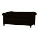 Sofá Chesterfield 3Lug. Mod. V Ecologico Preto