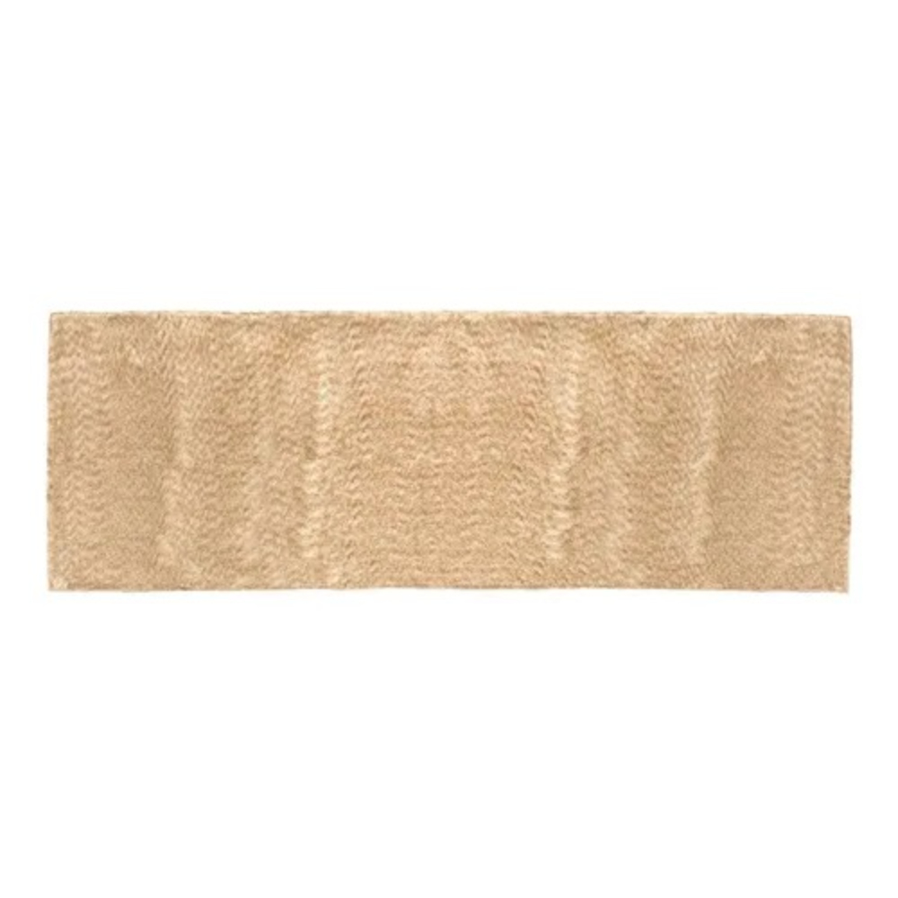 Tapete 2,00x0,60 Bege Mescl Shaggy Decorativo pelo baixo 18mm B