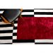 Tapete 2,00x0,60 Bordô Shaggy Peludo Premium designer B