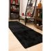 Tapete 2,00x0,60 Preto Shaggy Peludo Premium designer A