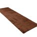 Tapete Passadeira 2,00x0,60 Café Shaggy Peludo Premium B