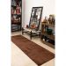 Tapete Passadeira 2,00x0,60 Café Shaggy Peludo Premium B