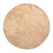 Tapete Redondo 1,50x1,50 Bege Mescla Shaggy Premium luxo B