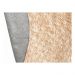 Tapete Redondo 1,50x1,50 Bege Mescla Shaggy Premium luxo B