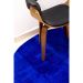 Tapete redondo 1,50x1,50 Azul Shaggy Quarto premium B