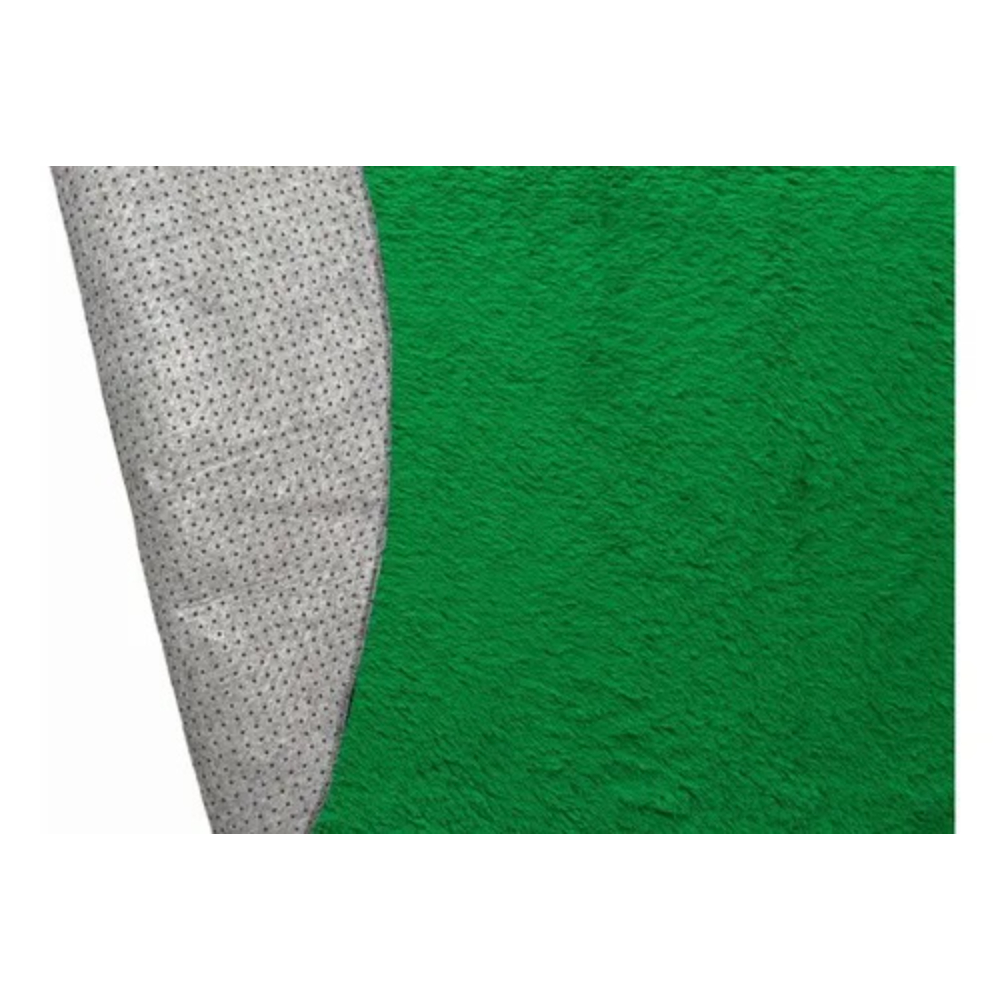 Tapete redondo 1,50x1,50 Verde Shaggy Felpudo Premium B