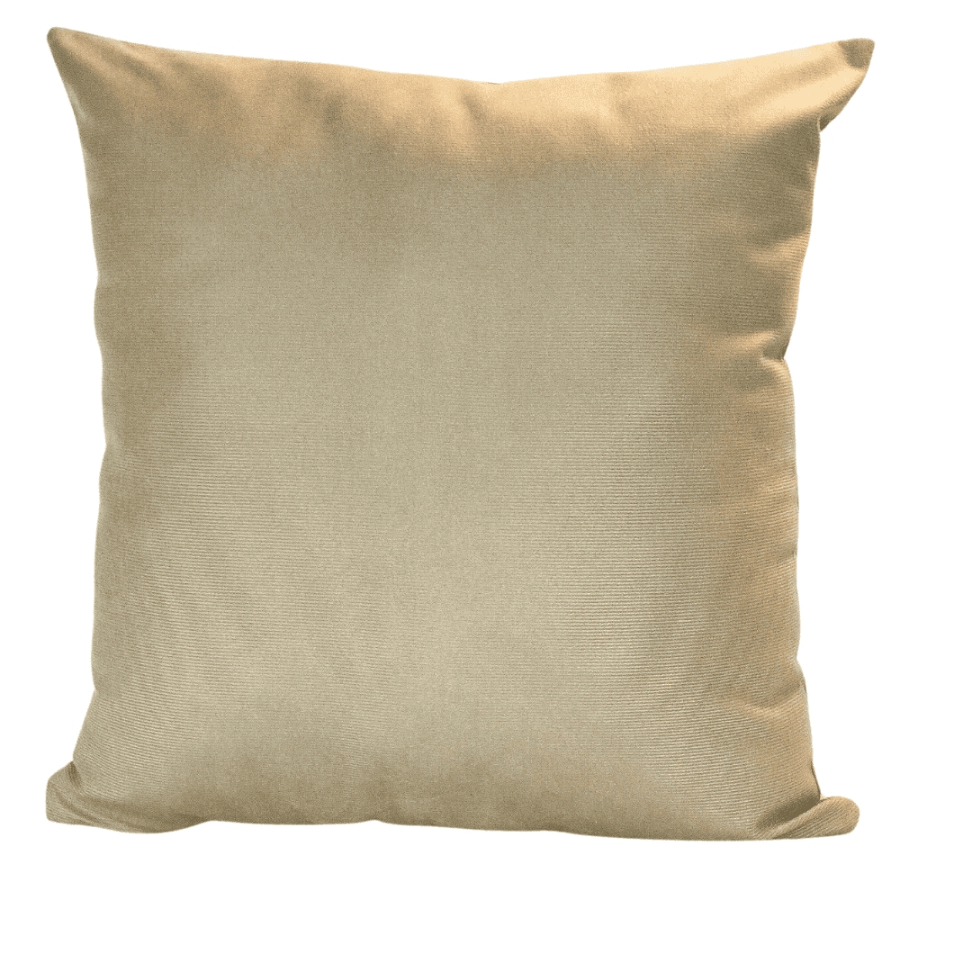 Capa De Almofada Em Suede Na Cor Caramelo