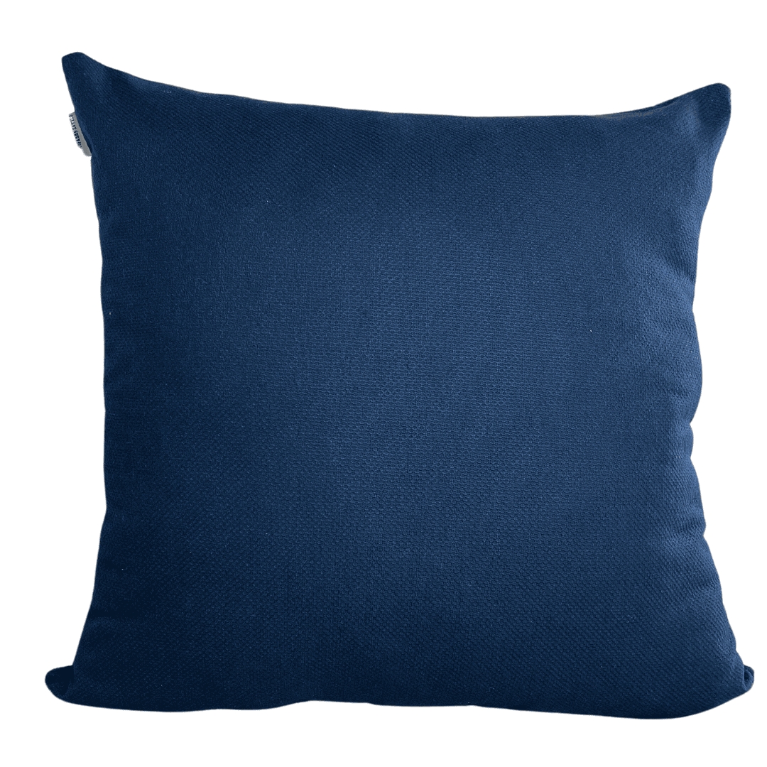 Capa Para Almofada Quadrada- Azul Marinho