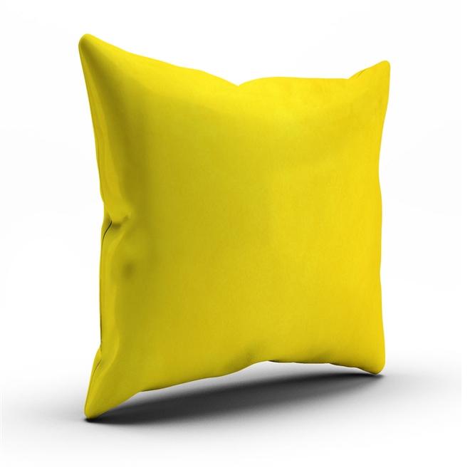 Almofada Cheia Amarela 43x43cm