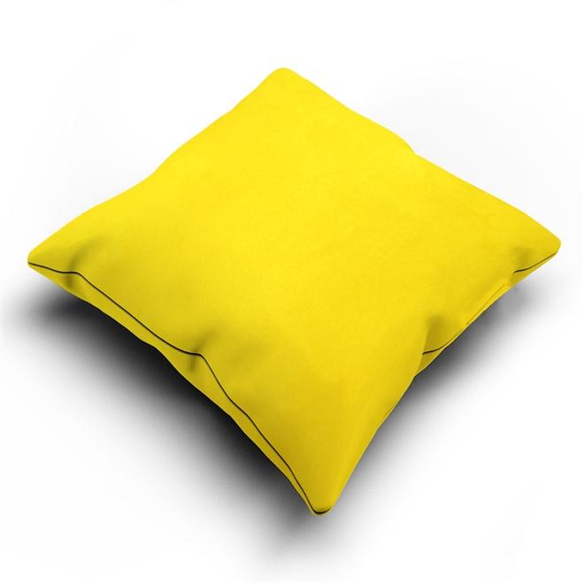 Almofada Cheia Amarela 43x43cm