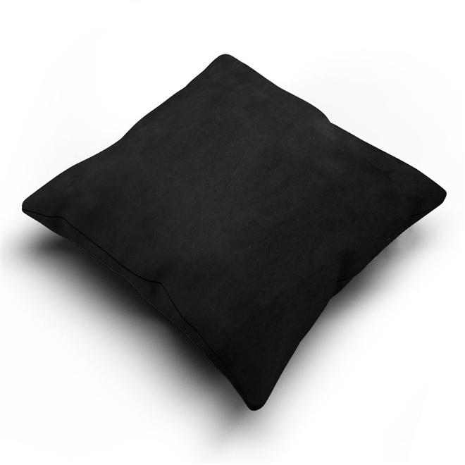 Almofada Cheia Preta 43x43cm