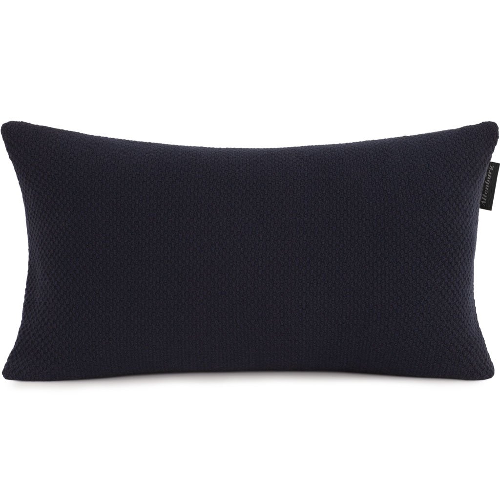 Almofada Domus Altenburg Tricot Decorativa 30x50cm Azul Náutica