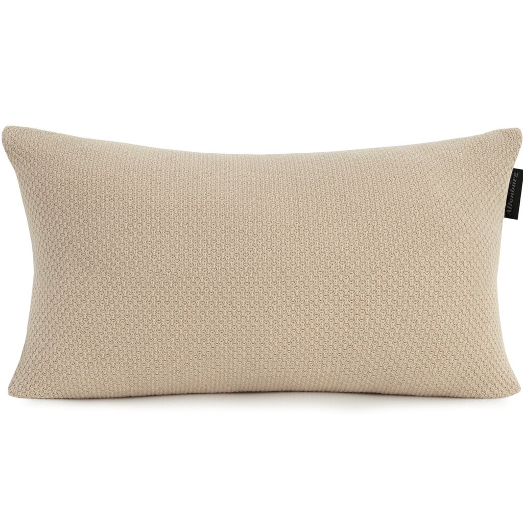 Almofada Domus Altenburg Tricot Decorativa 30x50cm Bege Cotone