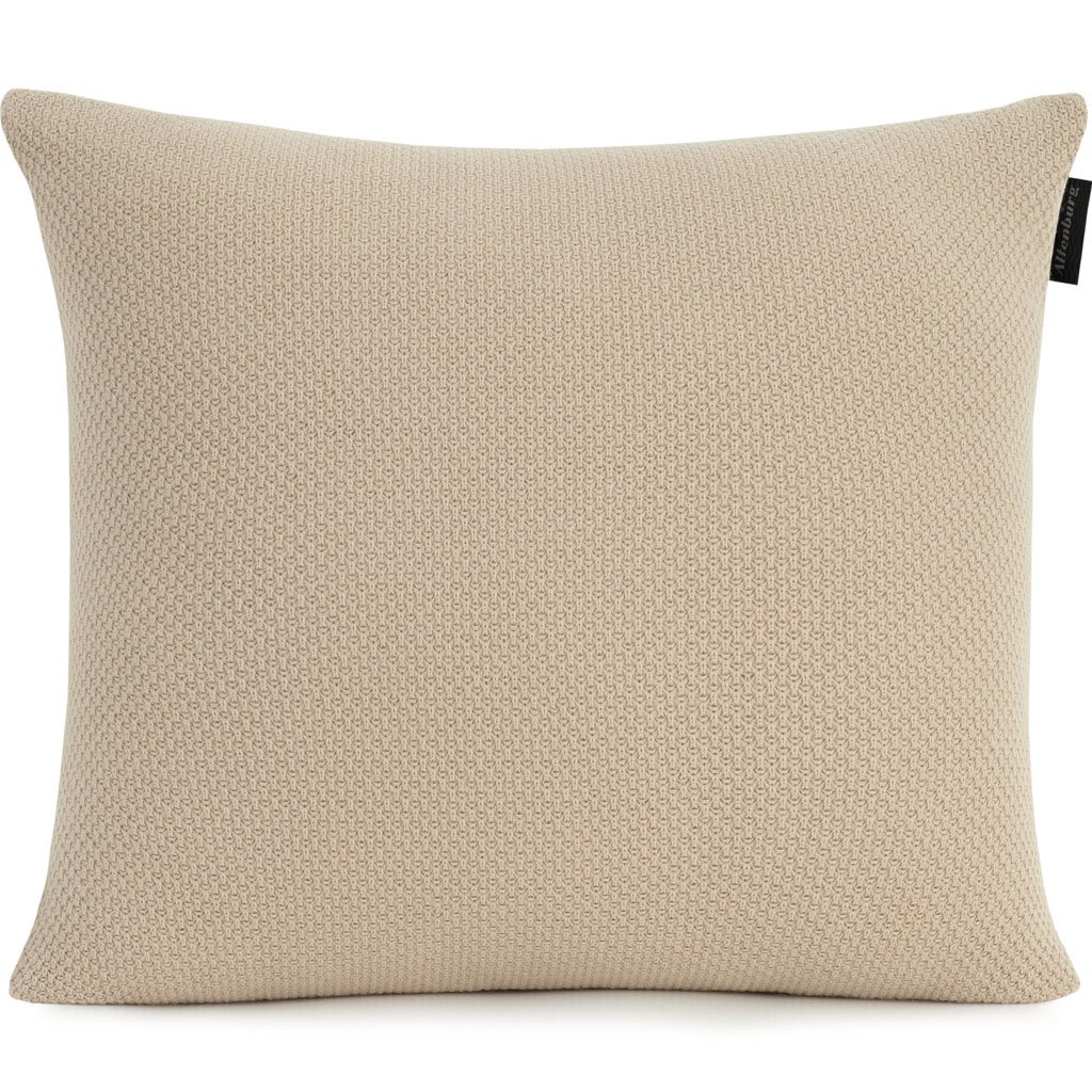 Almofada Domus Altenburg Tricot Decorativa 45x45cm Bege Cotone