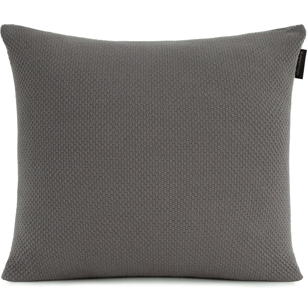 Almofada Domus Altenburg Tricot Decorativa 45x45cm Cinza Aço